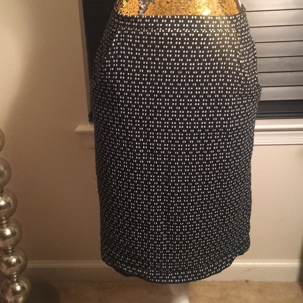 Black and white skirt